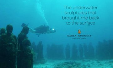The underwater sculptures that brought me back to the surface
